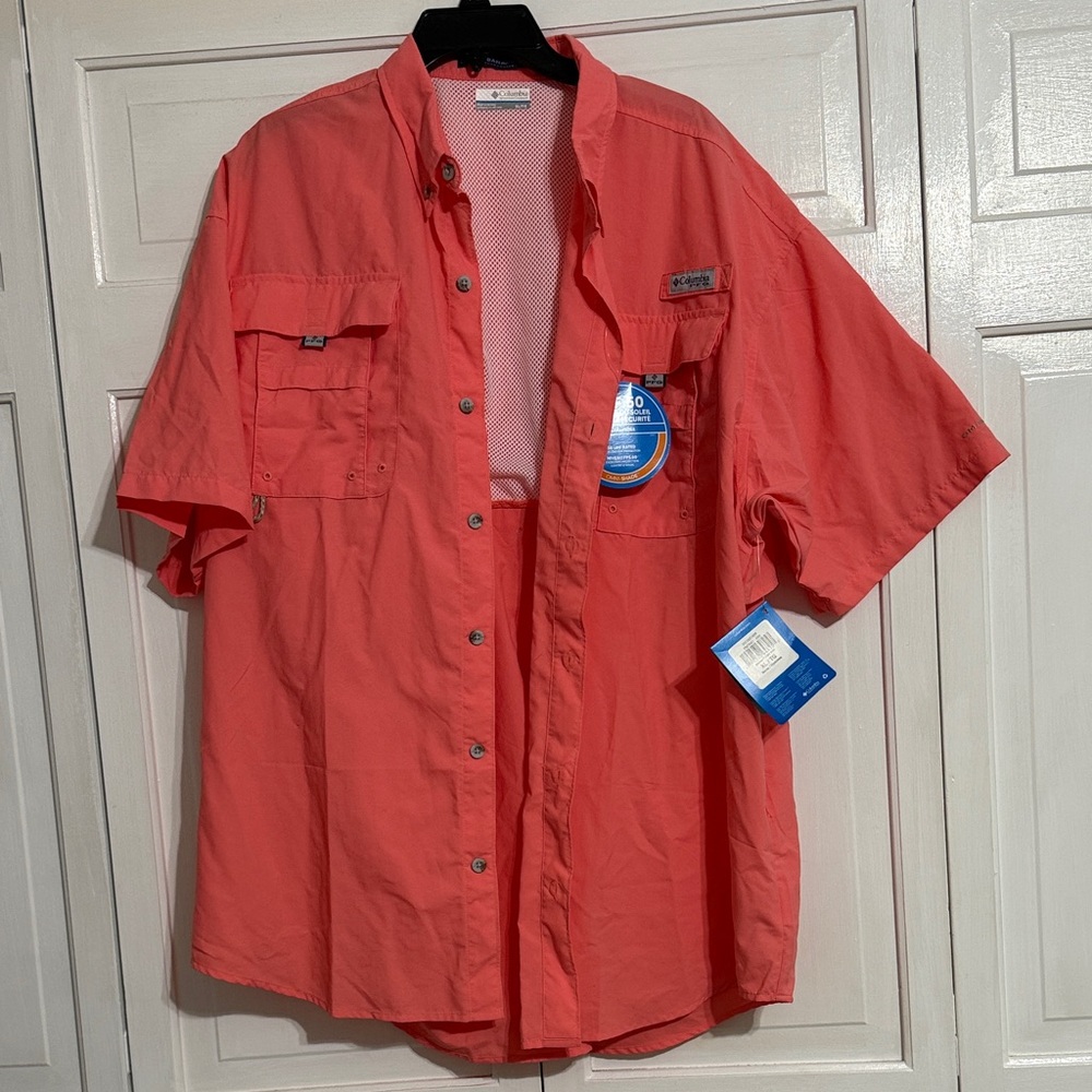 Columbia Men's Coral Button Down Shirt